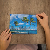 マイアミ サウスビーチ フロリダ 水彩 ポストカード