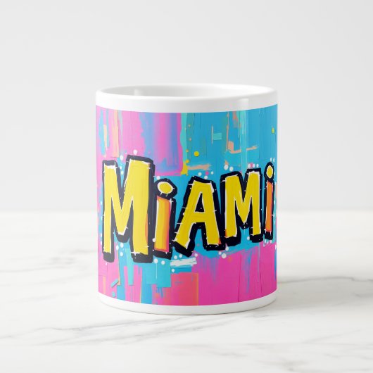 マイアミ ジャンボコーヒーマグカップ (正面)