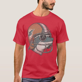 マイアミ・ドルフィンズのマイアミ フットボール マスコット M5175 ギフト Tシャツ