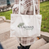 マイアミ パーム ブライド カスタム チック バチェロレッテ パーティー ラージトートバッグ