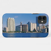 マイアミ、フロリダのスカイライン Case-Mate iPhoneケース (裏面(横))