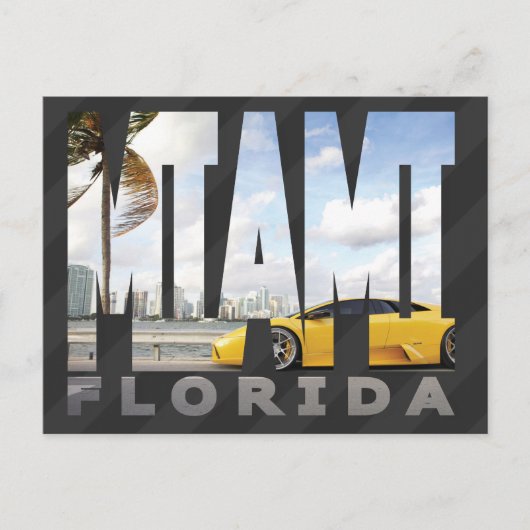 マイアミ、フロリダポストカード ポストカード (正面)