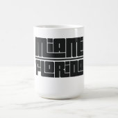 マイアミ - フロリダ州 コーヒーマグカップ (中央)