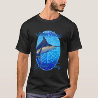 マイアミ フロリダ州 沖釣り 魚 Tシャツ