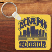 マイアミ，フロリダ キーホルダー (正面)