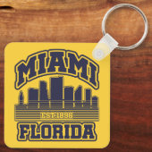 マイアミ，フロリダ キーホルダー (裏面)