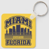 マイアミ，フロリダ キーホルダー (裏面)