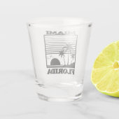 マイアミ，フロリダ ショットグラス (裏面)