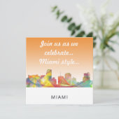 マイアミ フロリダ スカイライン WB1 招待状 (スタンド正面)