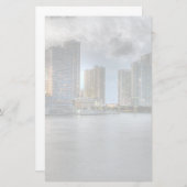 マイアミ、フロリダ 便箋 (正面/裏面)