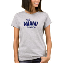 マイアミ フロリダ 女性用Tシャツ