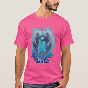 マイアミ フロリダ 旅行 かわいい マナティー 海牛 Tシャツ