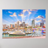 マイアミ、フロリダ、統一された州 ポスター (正面)