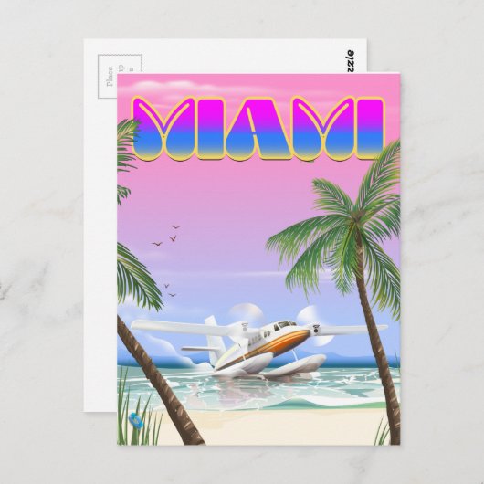 マイアミ ポストカード (正面/裏面)