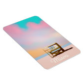 マイアミ・ライフガード・トラベルポスター マグネット (右側)