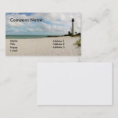 マイアミ-名刺の灯台 名刺 (正面/裏面)