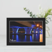 マイアミ-招待状の夜ライト 招待状 (スタンド正面)