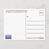 マイアミ、魔法シティ夜明け ポストカード (裏面)