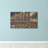 マイアミ, FL – ウェストフラグラーケンネルクラブ キャンバスプリント (インサイチュ (ウッドフロア))