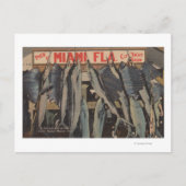 マイアミ, FL – ピア5シティヨットクラブw/ ポストカード (正面)