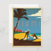 マイアミ, FL ポストカード (正面/裏面)