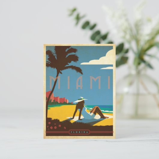 マイアミ, FL ポストカード (スタンド正面)