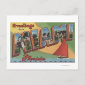 マイアミ, FloridaLarge Letter Scenesマイアミ, FL 2 ポストカード (正面)