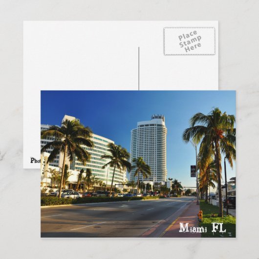 マイアミFL ポストカード (正面/裏面)