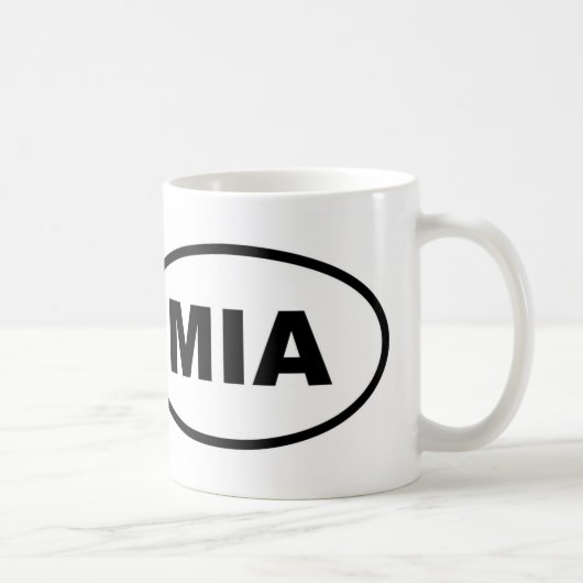 マイアミMIA楕円 コーヒーマグカップ (右)