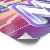 マイアミVAPORWAVE旅行 ポスター (コーナー)