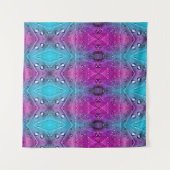 マイアミXレインオングリーンリーフイカット タペストリー (正面(横))