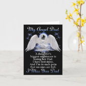 マイアングルパパiユー恋しく思パパメモリアルデー父親 カード (黄色い花)