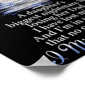 マイアングルパパiユー恋しく思パパメモリアルデー父親 ポスター (角)