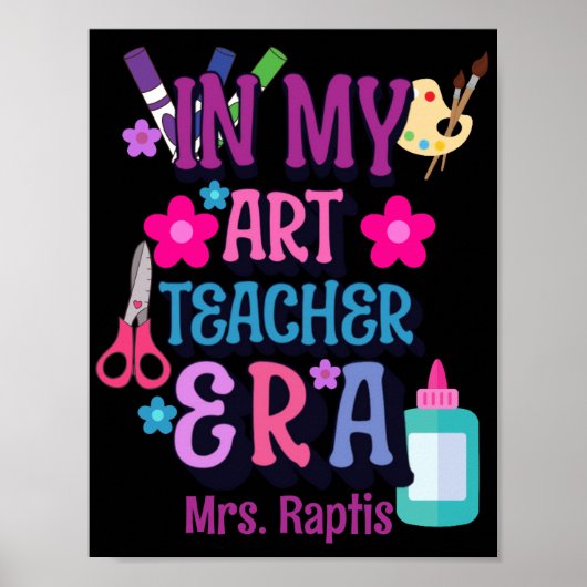 マイアート先生時代パーソナライズされた ポスター (正面)