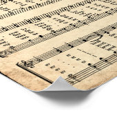 マイイエズス私はヴィンテージの賛美歌を愛する ポスター (角)