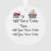 マイイヤーラウンドキッチンウィッチ – バックオーナメントを参照 オーナメント (裏面)