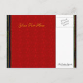 マイインディアンゾウ – インディアン赤 案内ポストカード (裏面)