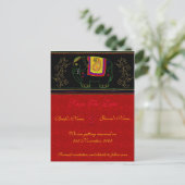 マイインディアンゾウ – インディアン赤 案内ポストカード (スタンド正面)