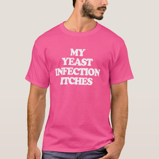 マイイースト感染症かゆみ – おもしろいことわざ女の子クール Tシャツ (正面)