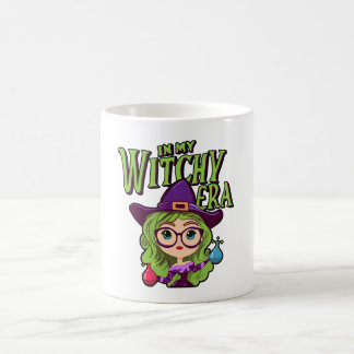 マイウィッチー時代ハロウィンクールプリントデザイン コーヒーマグカップ