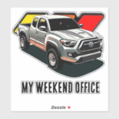 マイウィークエンドオフィスタコマオフロードのピックアップ シール (シート)