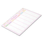 マイウィークメモ帳 ノートパッド (アングル)