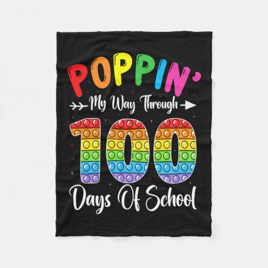 マイウェイハウスルー100日 フリースブランケット (正面)