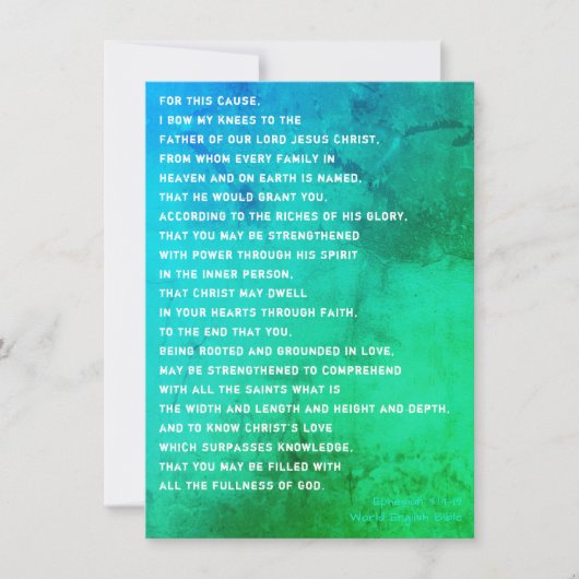 マイエフェシア3祈りの言葉 カード (正面)