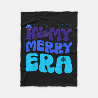 マイエラメリーークリスマスGroovyファミリーマッチングメリー フリースブランケット