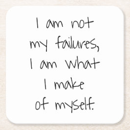 マイエラーではない紙コースター スクエアペーパーコースター