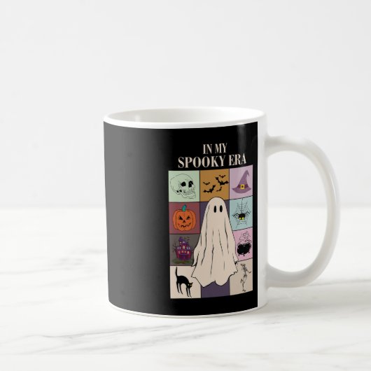 マイエラ不気味ーおもしろい幽霊レトロハロウィーントレンディー コーヒーマグカップ (右)