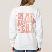 マイエラ婚約したー婚約ギフトカスタム婚約 スウェットシャツ (裏面)