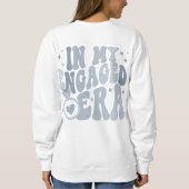 マイエラ婚約したー婚約ギフトカスタム婚約 スウェットシャツ (裏面)