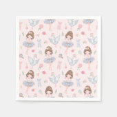 マイエレガントスウィートバレリーナ スタンダードカクテルナプキン (正面)